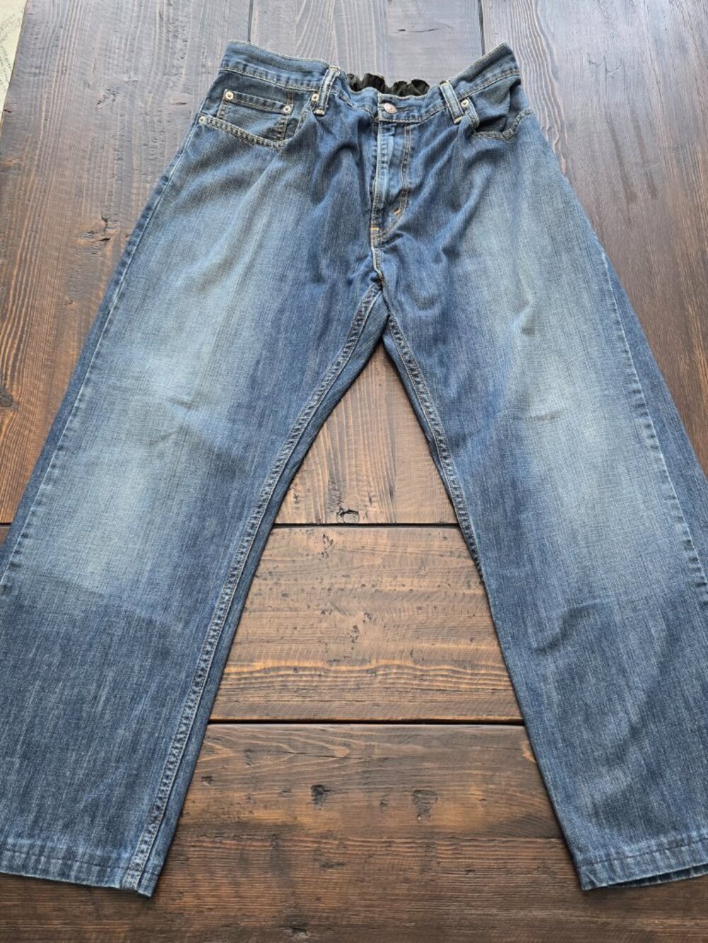 Levis 514 Mens Straight Fit Jeans Size 38x26 Denim 100% Cotton Lot of 2 - Picture 4 of 12